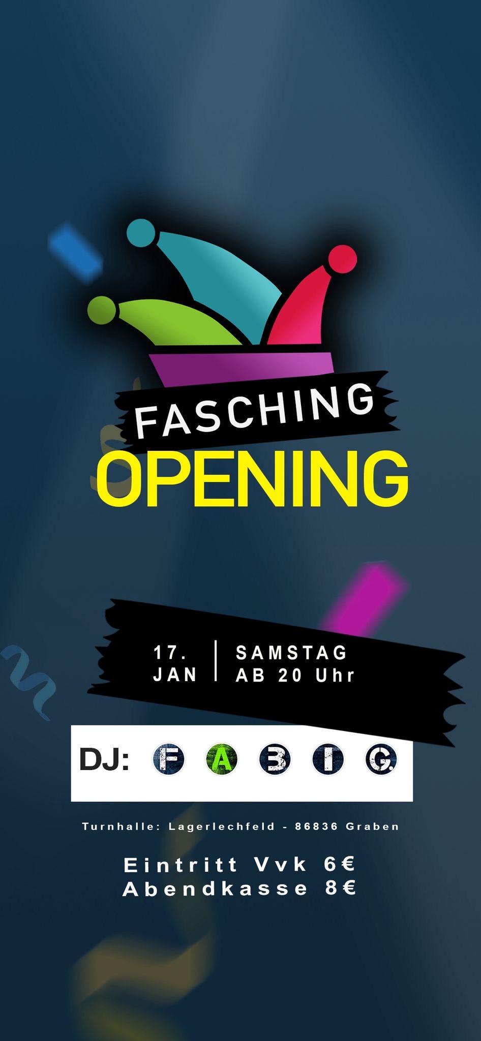 Fasching Opening Party